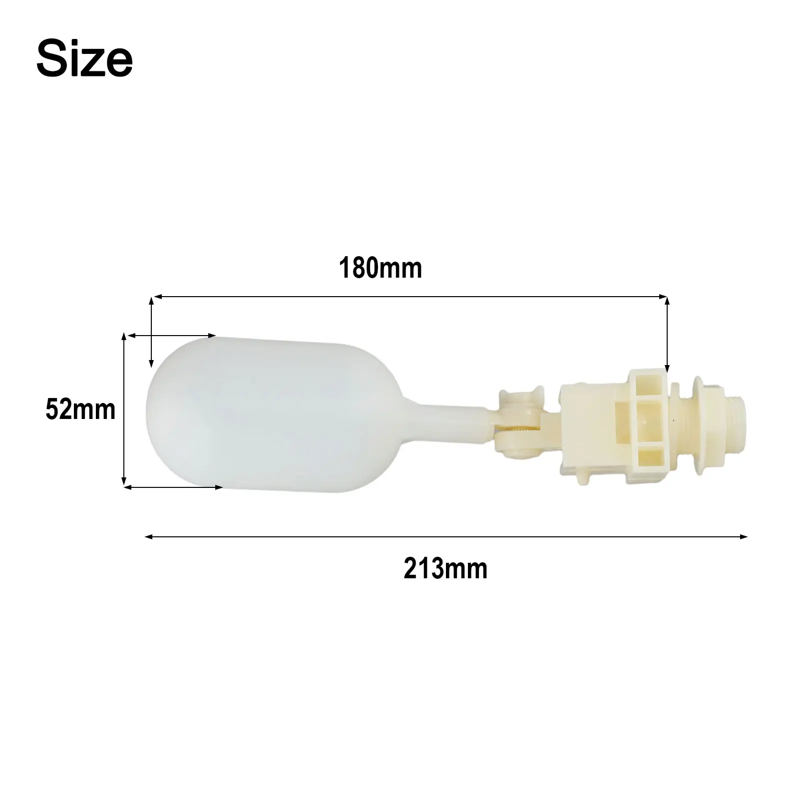 Small Float Valve 0.02- 1.0 MPA 18*5.2cm 4 Points ABS+gasket+silicone Automatic Water Level Controller Brand New