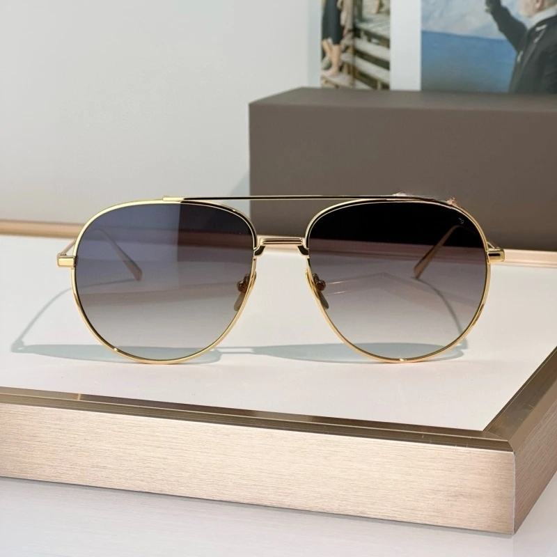 Light Design Double Bridge DTS161 ARTOA.79 Sunglasses Men Women Alloy Pilot Design High Quality Outdoor Popular Woman Eyewear