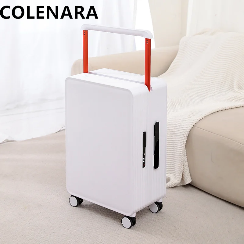 Colenara 20Inch Cabine Bagage Pc Robuuste Boarding Case Glad Licht Geluid Universeel Wiel Travel Trolley Tas 24 \