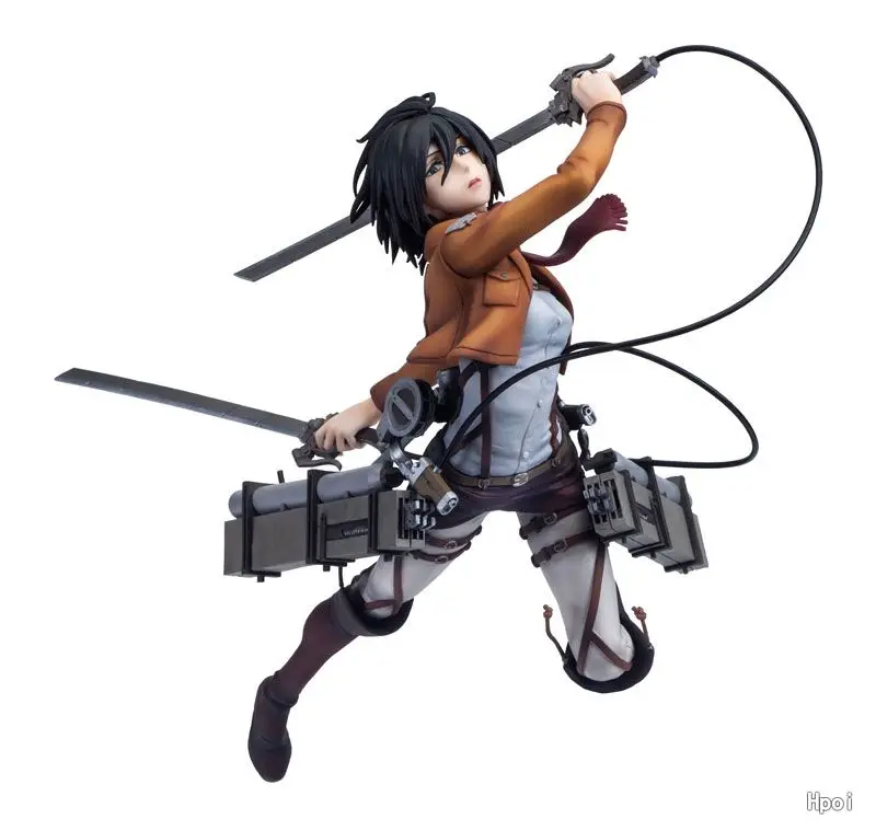 Attack On Titan Mikasa Ackerman Training Corps style 1/7 PVC Action Figure Anime Figure Model Toys Figure Collection Doll Gift