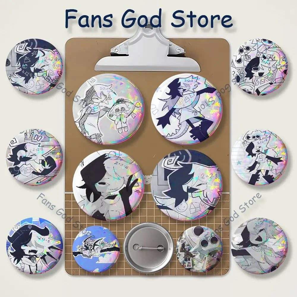 Zip F-Fundamental Paper Education Badges Creative Tinplate Button Pins Brooch Creative Quotes Badge Backpack Jewelry Gift Fan