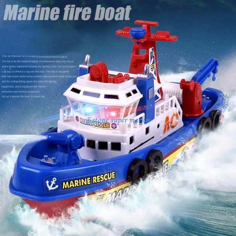 090B Electric Steamship Ship Drift Music Light Steamship Racing Ship for Kids