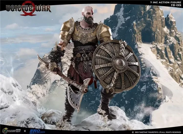 【在庫あり】Takehat Brotoys Tb001 ゴッド・オブ・ウォー クレイトス アクションフィギュア アニメモデルおもちゃコレクションギフト