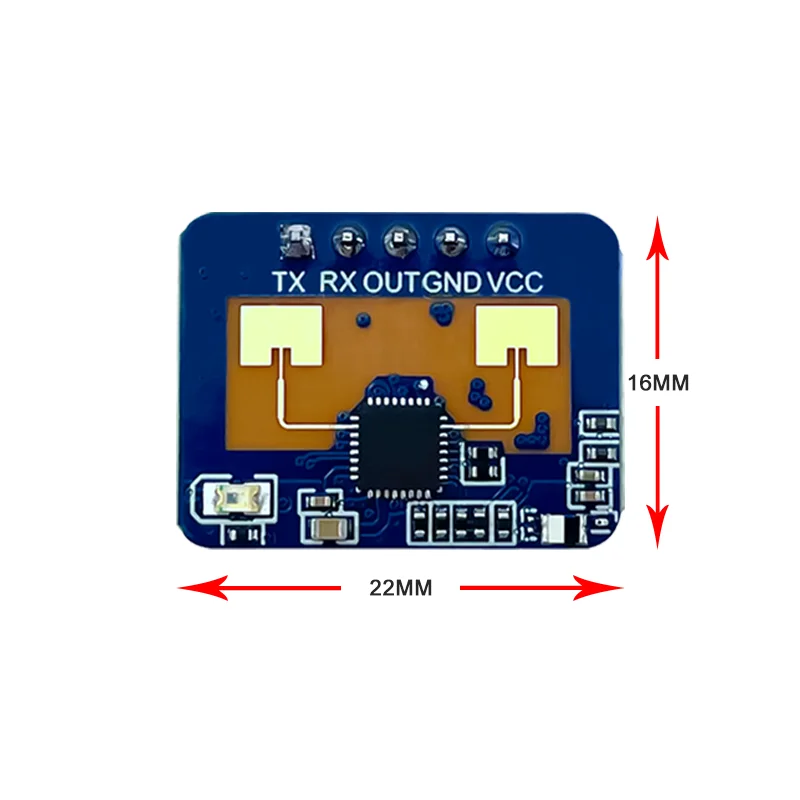 Hi-Link HLK-LD2412 LD2410C LD2410B 24Ghz Human Presence Sensor Millimeter Wave Radar Sensor Module  Motion Detection LD2412