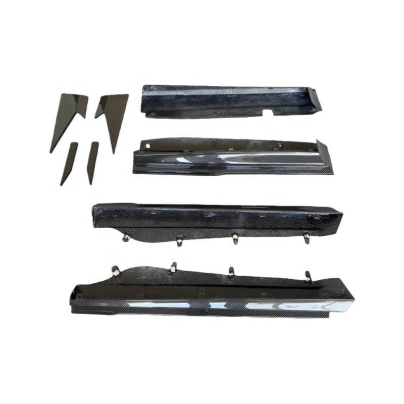

For McLaren GT High-Quality PRO Style Dry Carbon Fiber Skirts Side Spoilers Body Kit