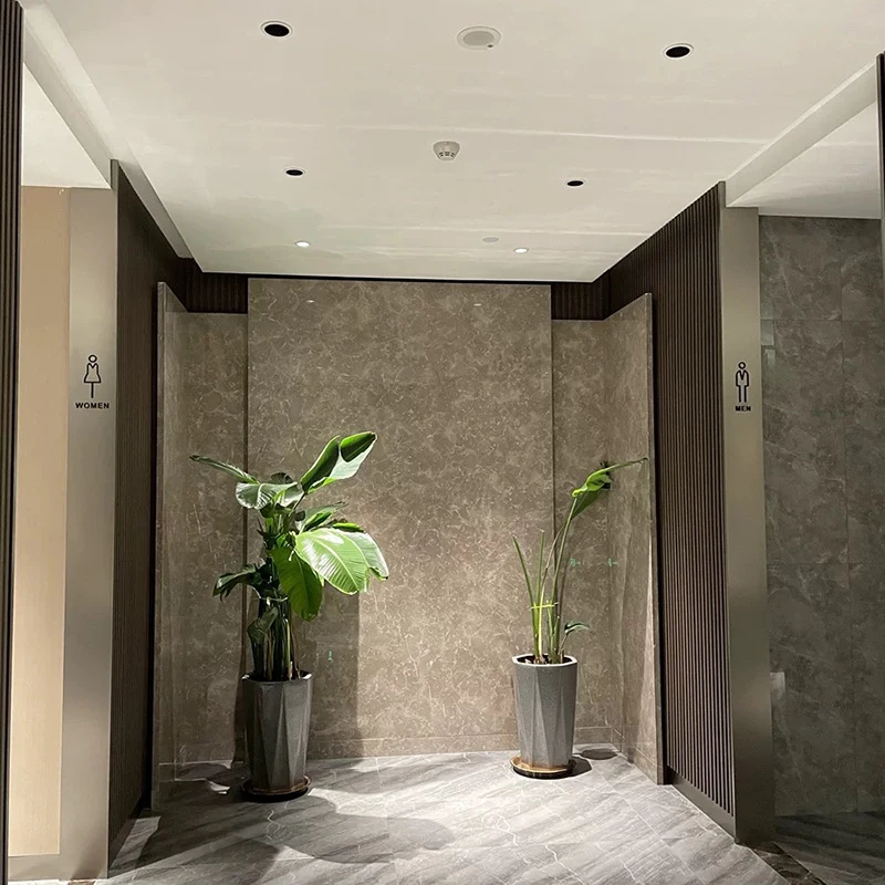 Multi-Style Restroom Signage Toilets Signboard Bathroom Door Plate Acrylic Public Toilet Sign Wholesalesignboardhotel Mall Plate