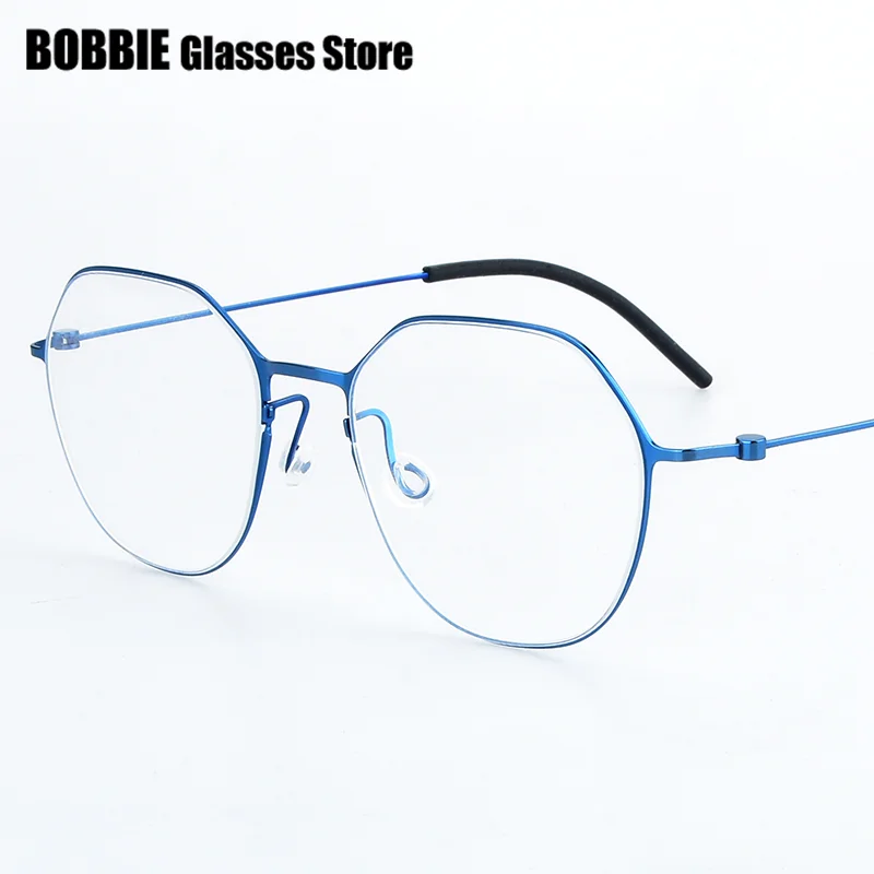 

Denmark Brand Polygon TT Titanium Eyeglasses Frame Ultralight Thin Rim 5540 Men Women Glasses Screwsless Handmade Design 2025