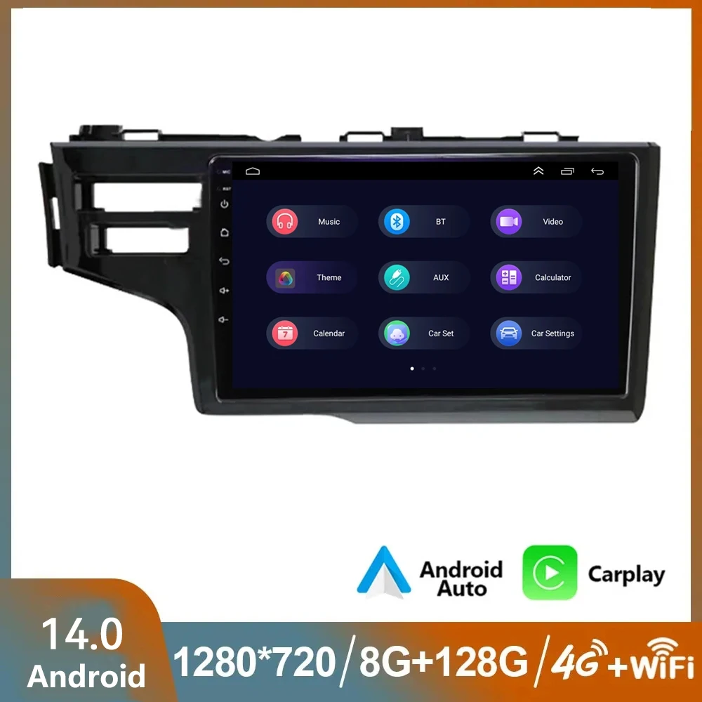 

4G+64G For Honda Jazz 3 2015 - 2020 Fit 3 GP GK 2013 - 2020 IPS Car Radio Multimedia Video Player Navigation stereo BT GPS DSP