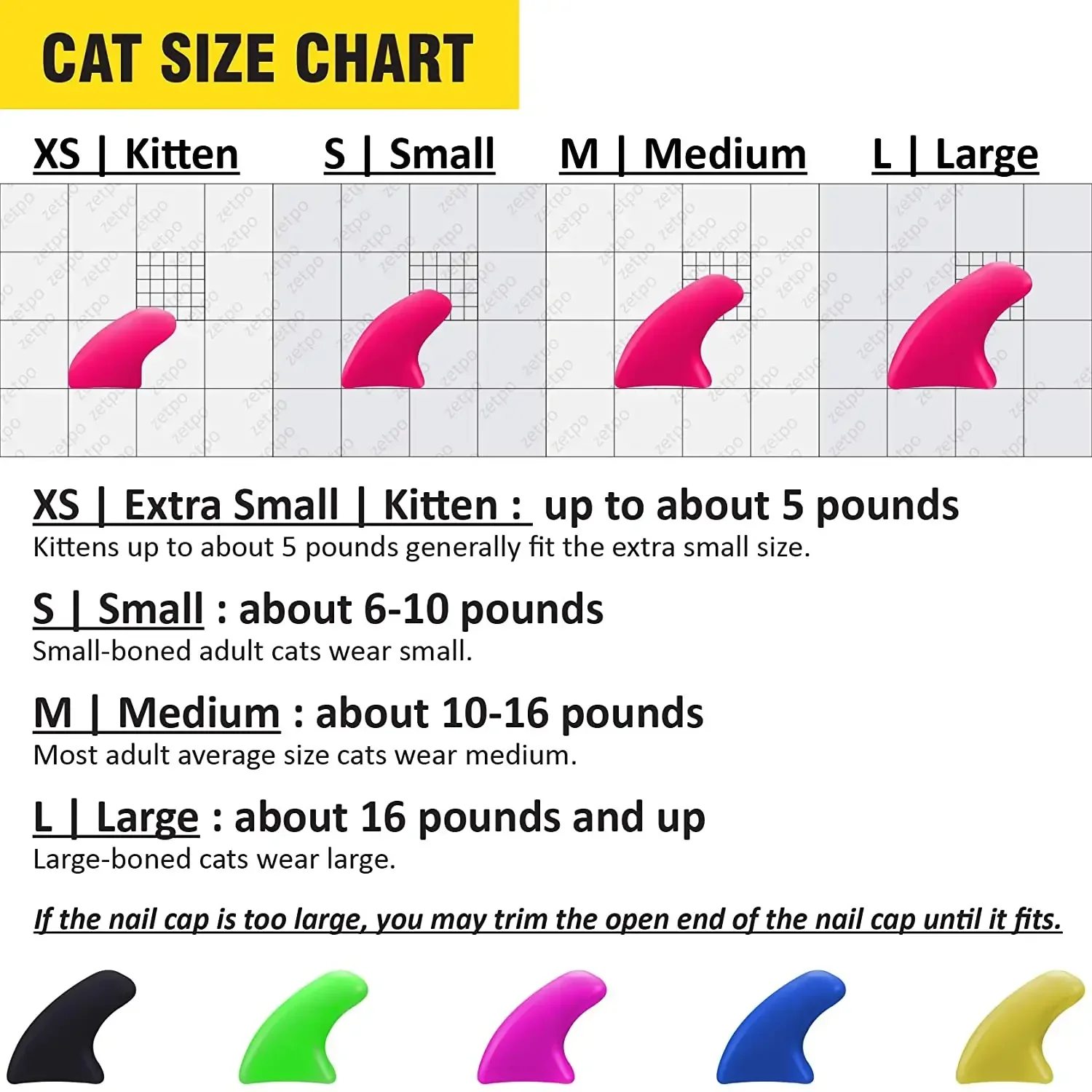 New FASHION Colorful Cat Nail Caps Soft Cat Claw Soft Paws 20 PCS/lot with Free Adhesive Glue Size XS-L Gift for Pet Dog