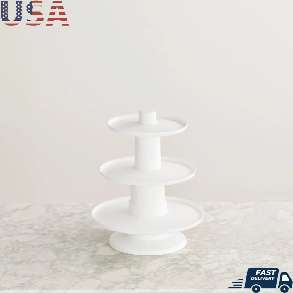 

Штабелированные 3-уровневые кексы, десертные башни, легкое хранение, съемные секции, дисплей для вечеринки, дизайн крошек, одноразовый, безопасный для ручной стирки