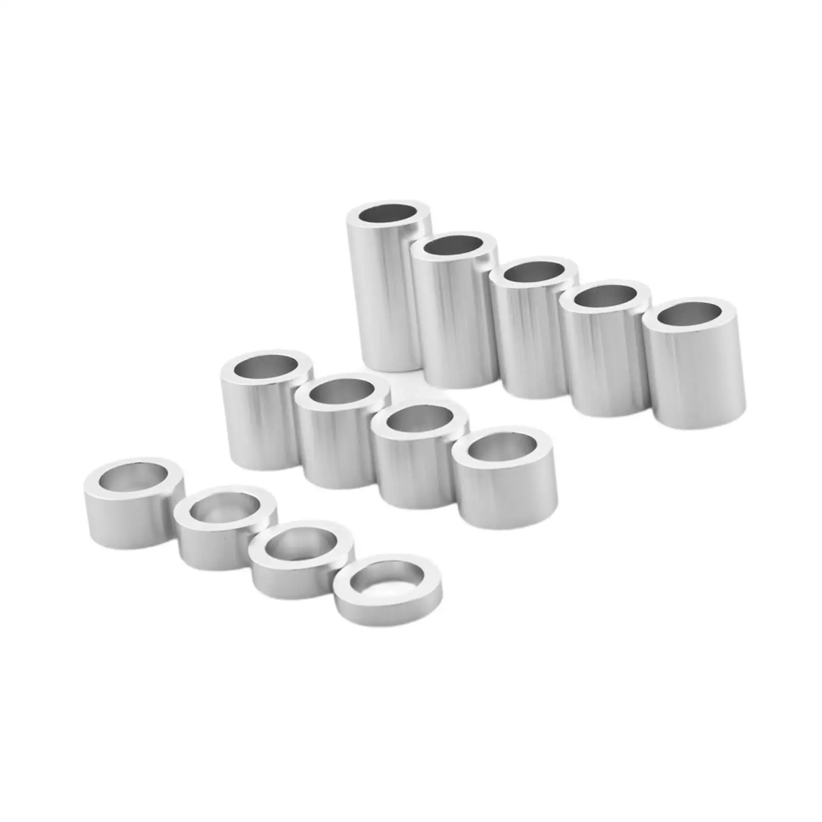 

Motorbike Wheel Axle Spacer Kit 13 Pieces Flexible Aluminum Spacers for Harley Sportster Dyna Softail 3/4 Axle