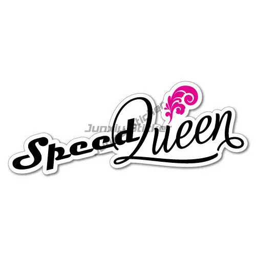 Speed Queen Girl Sticker Decal JDM Car Drift Vinyl Funny Turbo Bumper Camper Yacht  Course Occlusion Scratch Exterior Decor