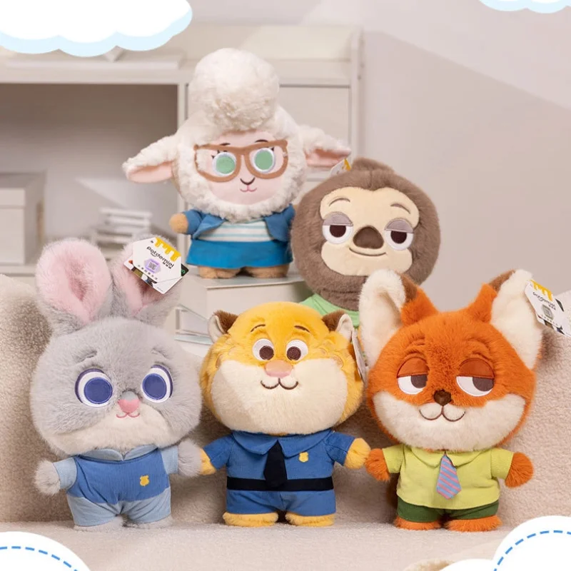 

Zootopia 25 см плюшевая кукла игрушка Дисней Джуди Ник Леопард полицейский заместитель мера Ян молния милые конфеты мультяшная кукла подушка