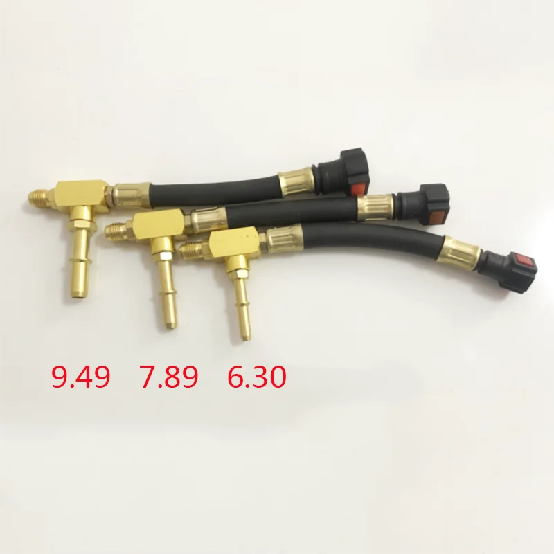 Automobile Fuel Pipe Connector Hose Quick Connector 6.30 7.89 9.49 Rubber Brass Pipe Connector Disconnect Release Hose Connector