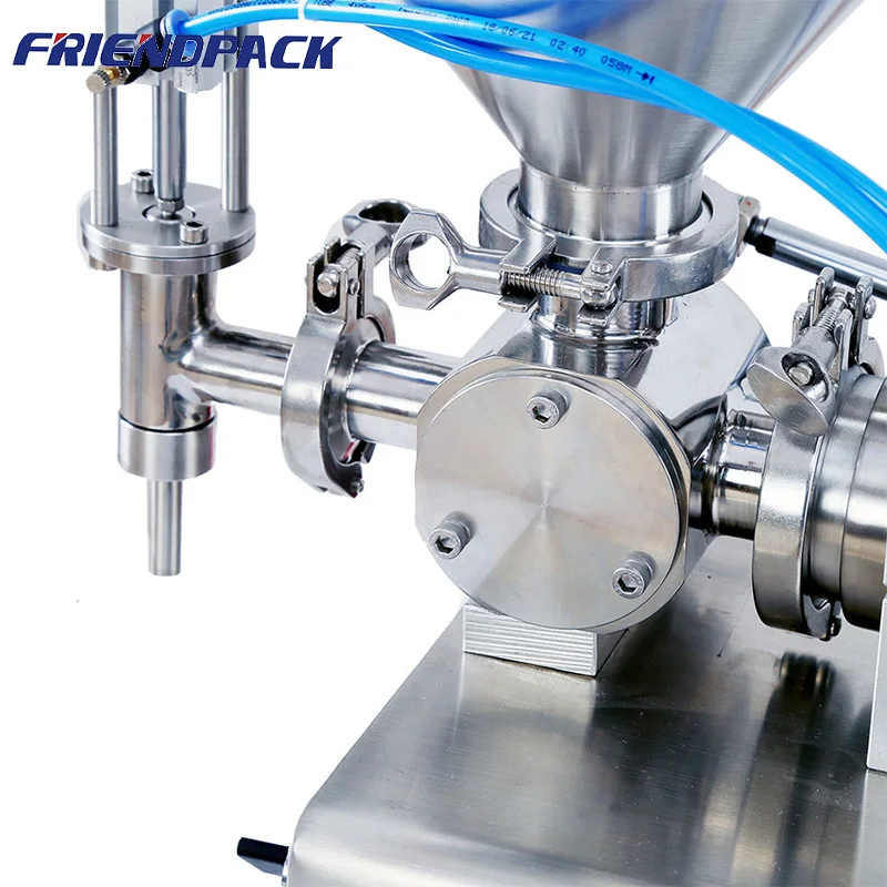 Semi Automatic Ice Cream Water Liquid Honey Juice Sauce Soft Drink Tomato Paste Filling Machine