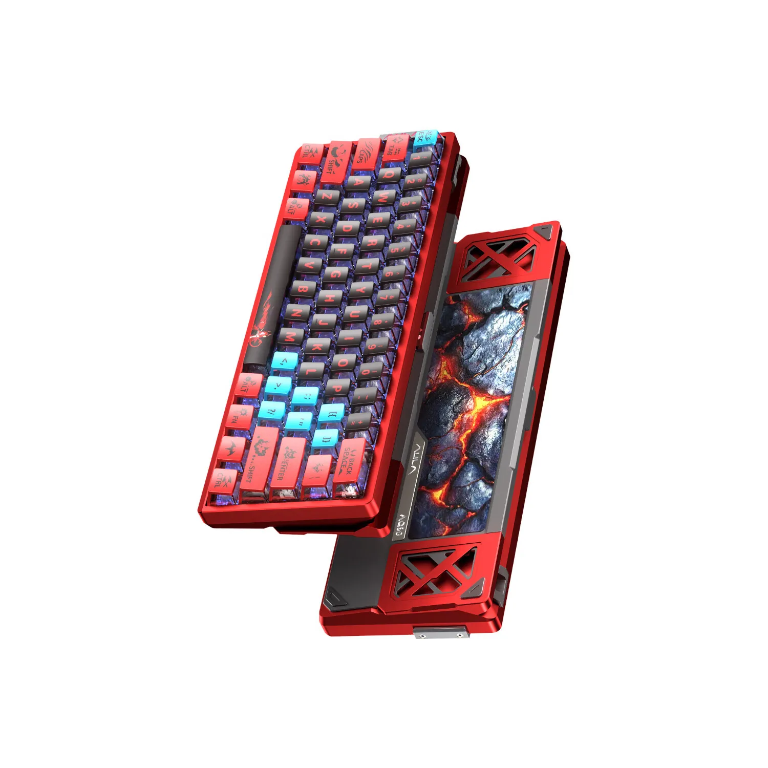 

AULA AG60 Pro MAX Wired Full Aluminum Alloy Hall Effect Magnetic Switch Mechanical Keyboard 8000Hz RT0.001 for FPS Esports Gamer