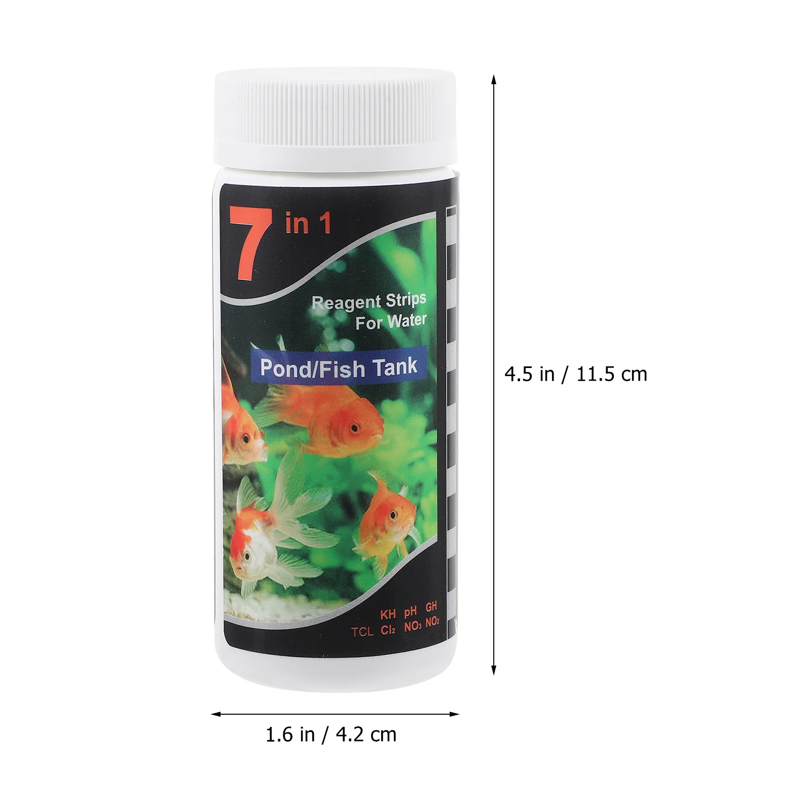 

1 Bottle 7 In 1 Water Quality Test Strips For Aquarium Fish Tank Freshwater Saltwater Testing Kit Aquarium Water Test Strips
