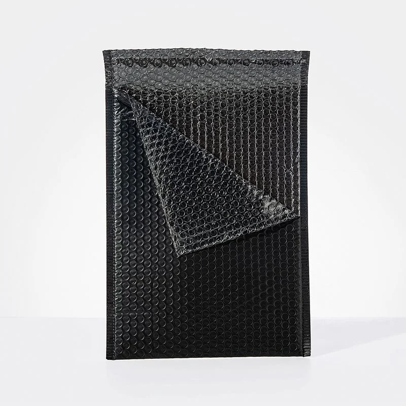50Pcs Black Express Packaging Bag Clothing Packaging Bag Thickened Bubble Envelope Self Sealing Bag Co Extruded Film Bubble Bag