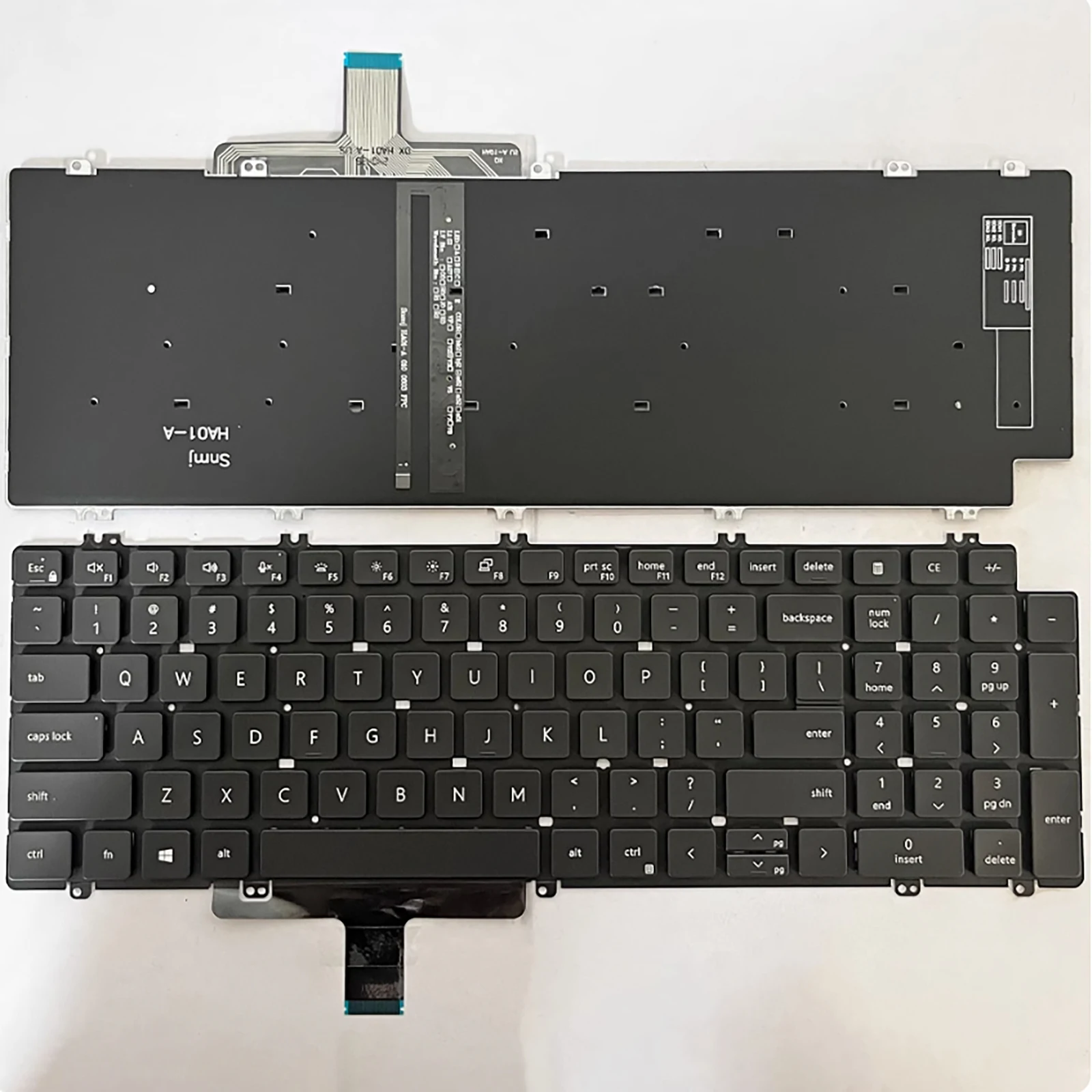 

US for Dell Latitude 5520 5521 5530 5531 5540 P127F Precision 3570 3571 3580 Laptop Keyboard