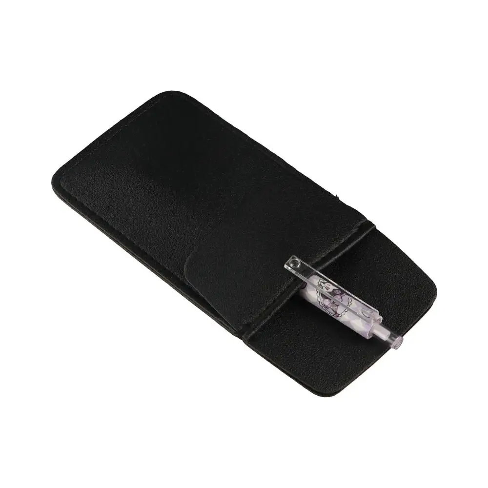 

Держатель для ручек для ноутбука, кожаные сумки для карандашей для медсестры, портативный простой цветной держатель для больничных ручек, многофункциональный квадратный рукав для ручек для мужчин