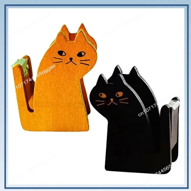 

A67I 2Pcs Cats Tape Holder Packing Tape Roller Tape Packaging Tape Dispenser False Eyelash Tape Dispenser Fun Tape Dispenser Dur