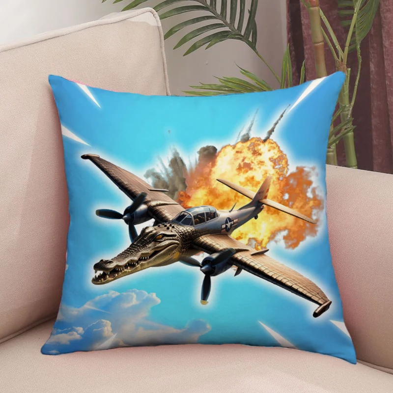 

Sofa Pillow Covers Italian Brainrot 45x45 Home and Decoration Decorative Pillows Decor Bed Pillow Cover Pillowcase Arcane Items
