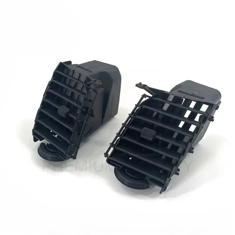 Black Color 4 Pcs A Set Adjustable Air Conditioner Vent For Fortuner 2008-2015