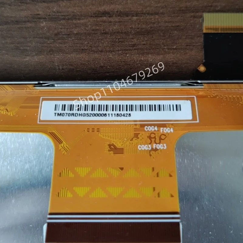 7 polegadas TM070RDHG51 TM070RDHG52 para telas de exibição de instrumentos Geely Boyue e Geely Emgrand 2016-2018