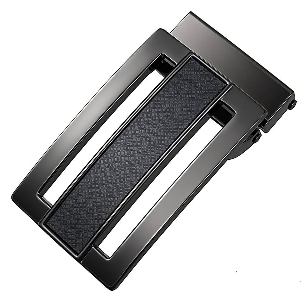 Nueva moda hebilla suave accesorios de cinturón perforados hebilla de cinturón de negocios versátil clásica 3,3 cm