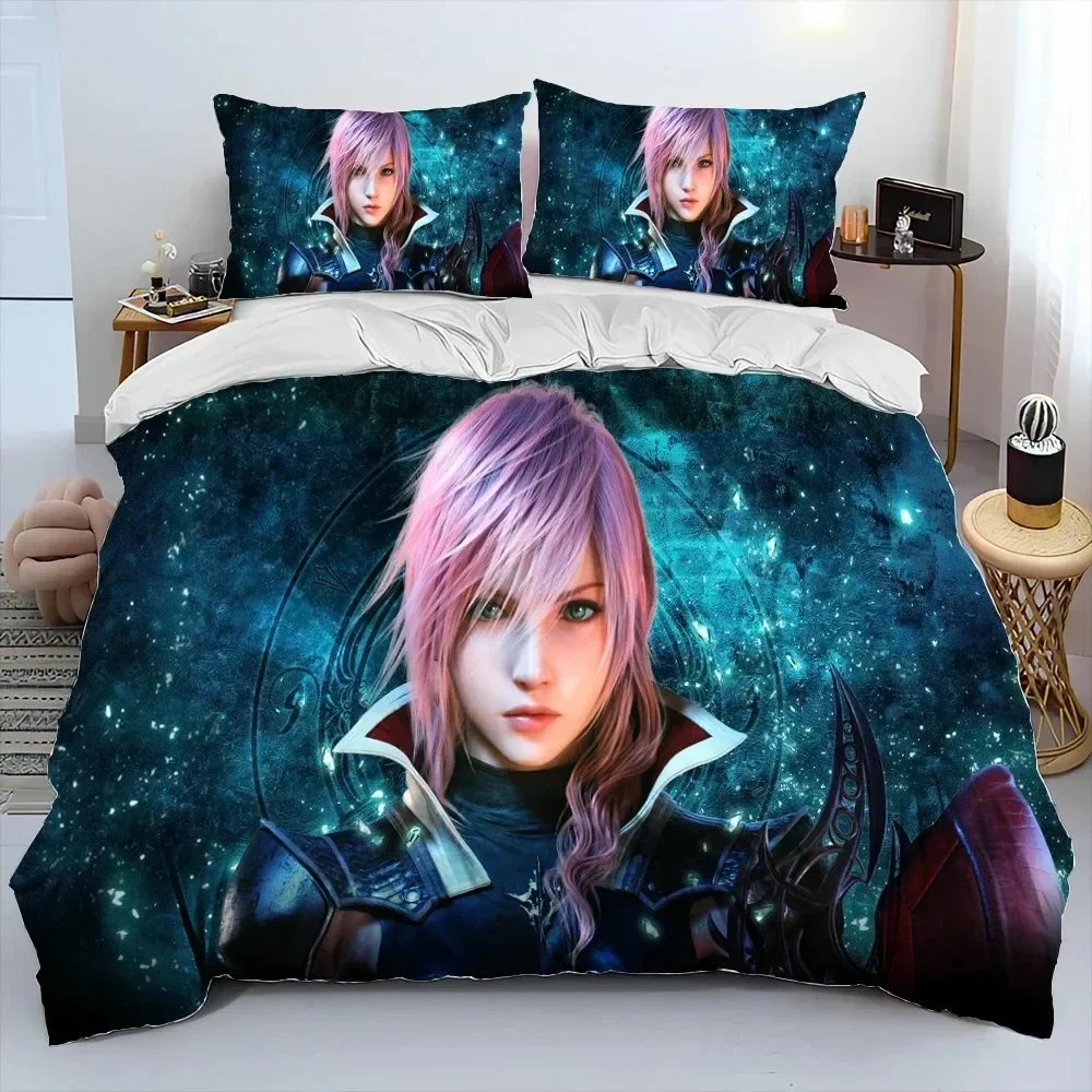 Final Fantasy Series Games Bedding Sets For Adults Bed Supplies Set Duvet Cover Set Pillowcases No Filling Luxury Birthday Gifts