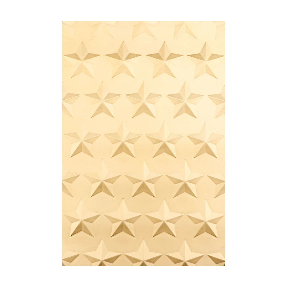 Geprägte Sterne Doodle Hintergrund 3D Prägung Ordner für DIY Scrapbooking Hinzufügen Textur Papier Handwerk Machen Schablone 2024 Neue