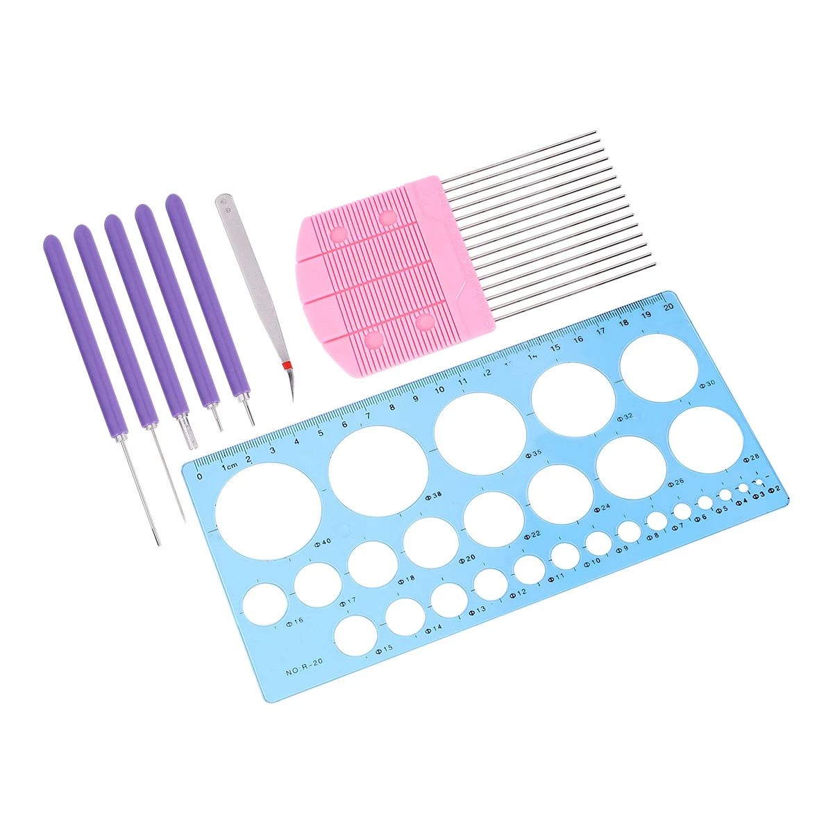 

8Pcs Paper Quilling Pen Tool Kit DIY Handmade Needle Rolling Set for Paper Craft and Hobby Quilling Needle Pen