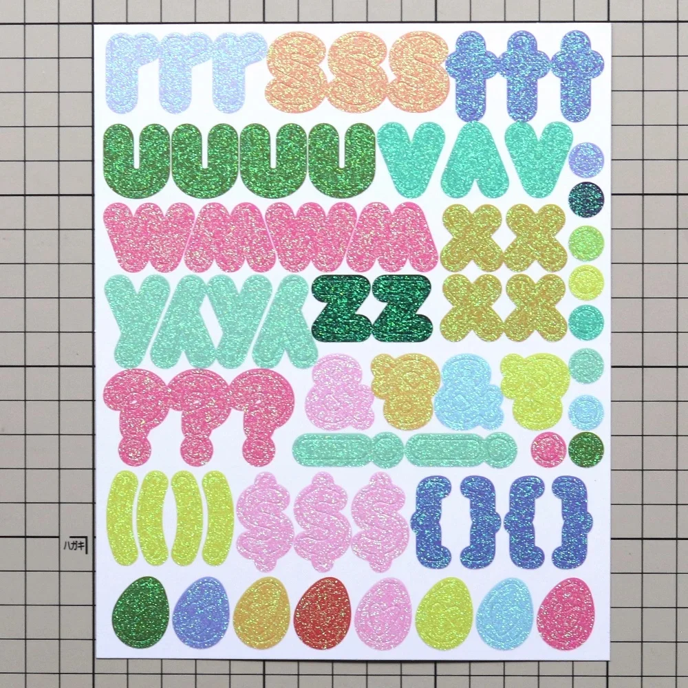 Creative Path Alphabet-Aufkleber mit englischen Buchstaben, selbstklebende goldene Scrapbooking-Deko-Aufkleber für die Kartenherstellung, Planer, Journaling – Detail 8