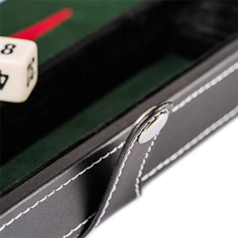 

NALFI-классическая настольная игра с кожаным чехлом, складная доска, подарочная упаковка, портативный дорожный стратегический игровой набор для нарды для взрослых