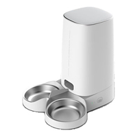 4L Automatic Smart Pet Feeder for Cats & Dogs Single/Dual Bowls Optional Stainless Steel Bowl Key/Wifi App Control