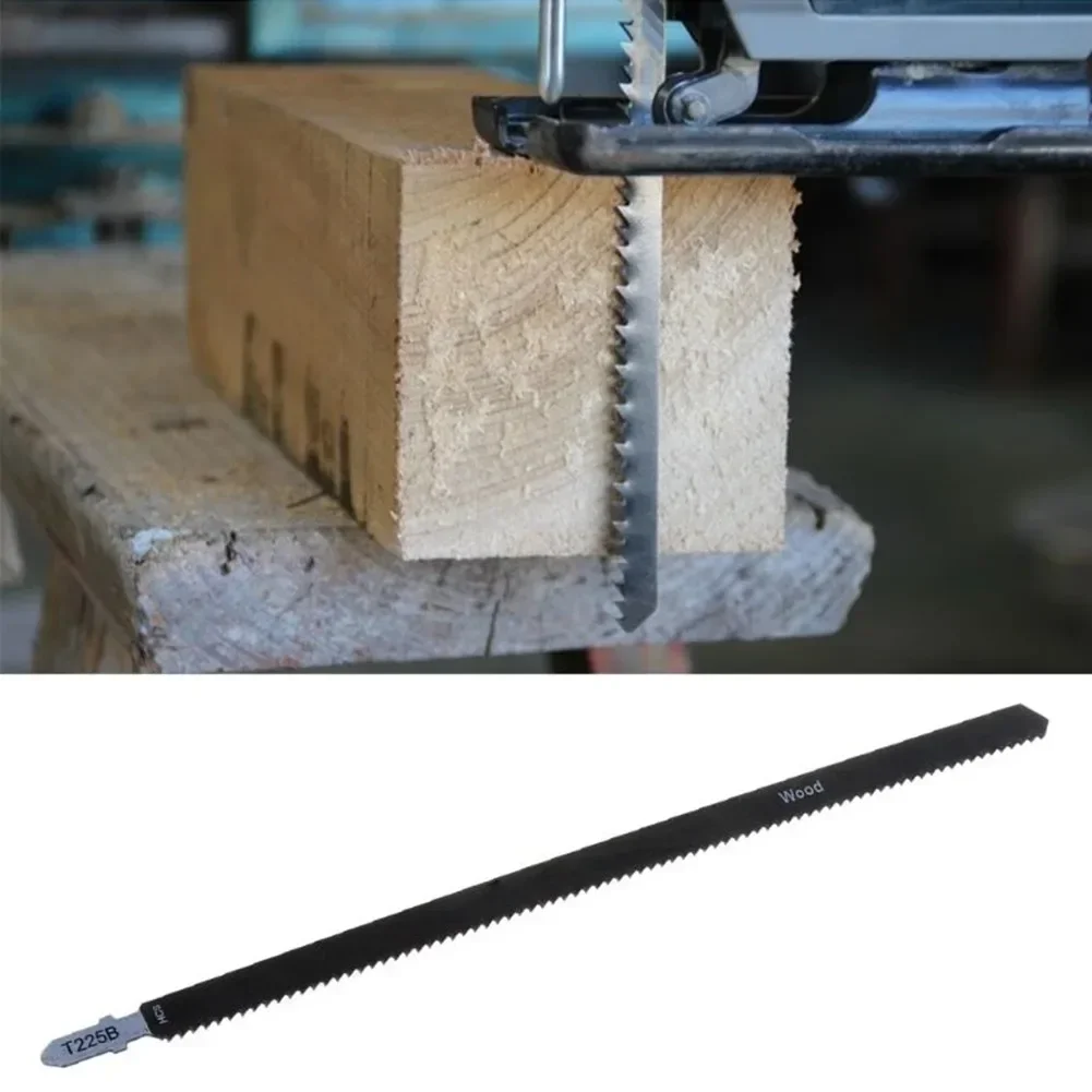Imagem -05 - Hcs T-shank Lâminas de Serra Alternativa Lâmina Multi Sabre Lâminas para Madeira Metal Corte Ferramentas para Trabalhar Madeira 5pc T225b 250 mm