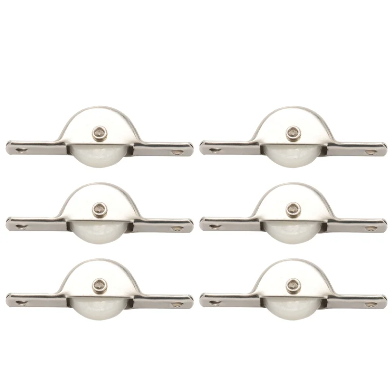 

100Pcs Door Window Cupboard Drawer Bin Single Nylon Sliding Roller Pulley Wheel-AT36