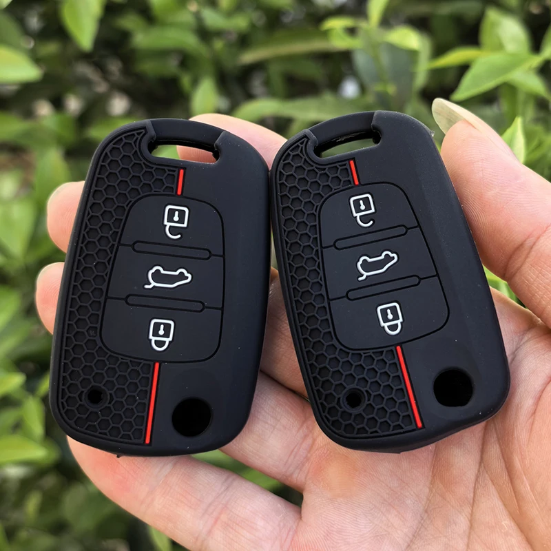 Silicone Key Case Cover for Kia Soul Venga Picanto Rio Sorento Ceed Sportage for Hyundai I20 I30 Veloster Ix20 Accessories Shell - view 5