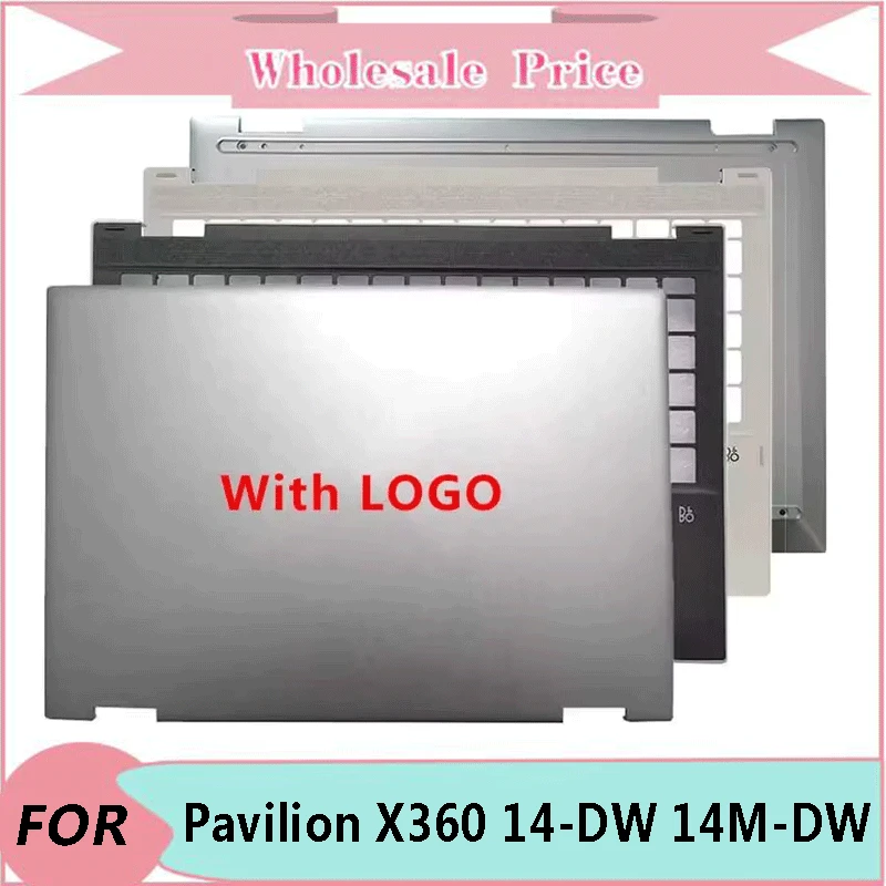 

New For Pavilion X360 14-DW 14M-DW Laptop LCD Back Cover Front Bezel Upper Palmrest Bottom Case Keyboard Hinges