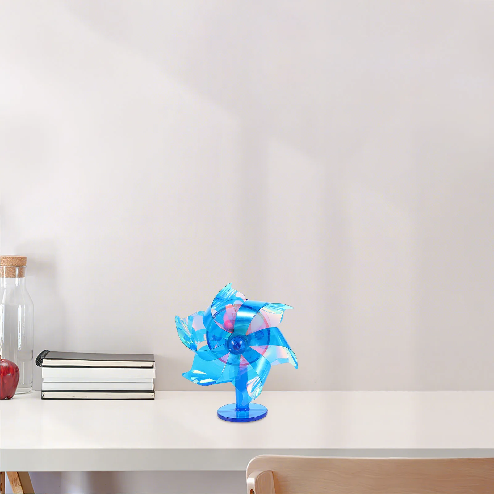 

2 pcs Small Windmill Car Ornament: Led Wind Decor For Electric Scooters Motorcycles Compact Wind With