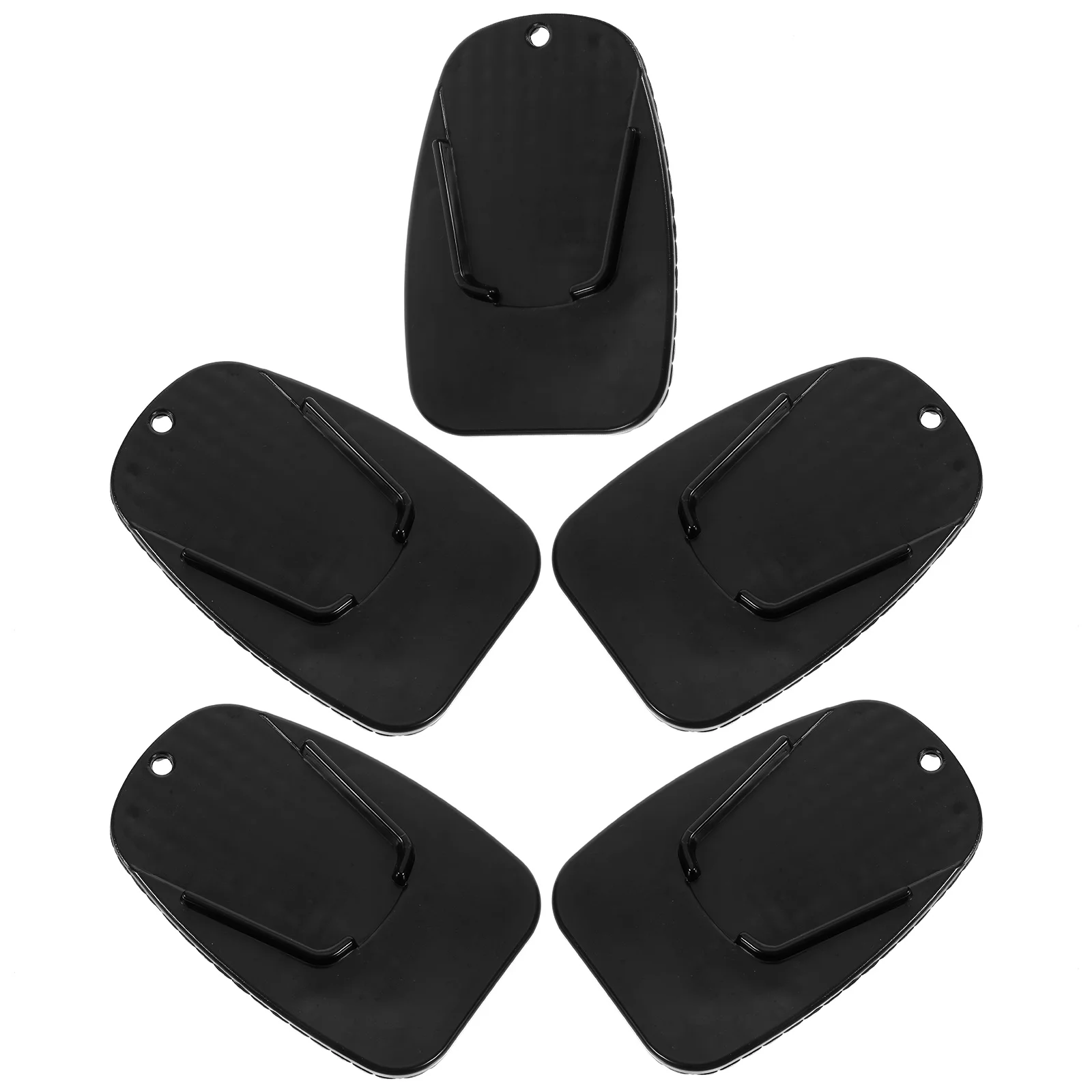 5 Pcs Motorcycle Support Plate Parts Motorbike Supplies Kickstand Pad for Major Cushion Abs Accessories Professional Side