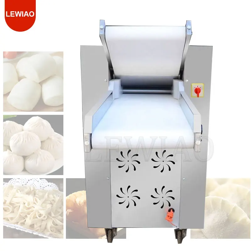 

Automatic Noodle Rolling Machine Kneading Noodle Dough Press Commercial Bun Dumpling Skin Forming Machine