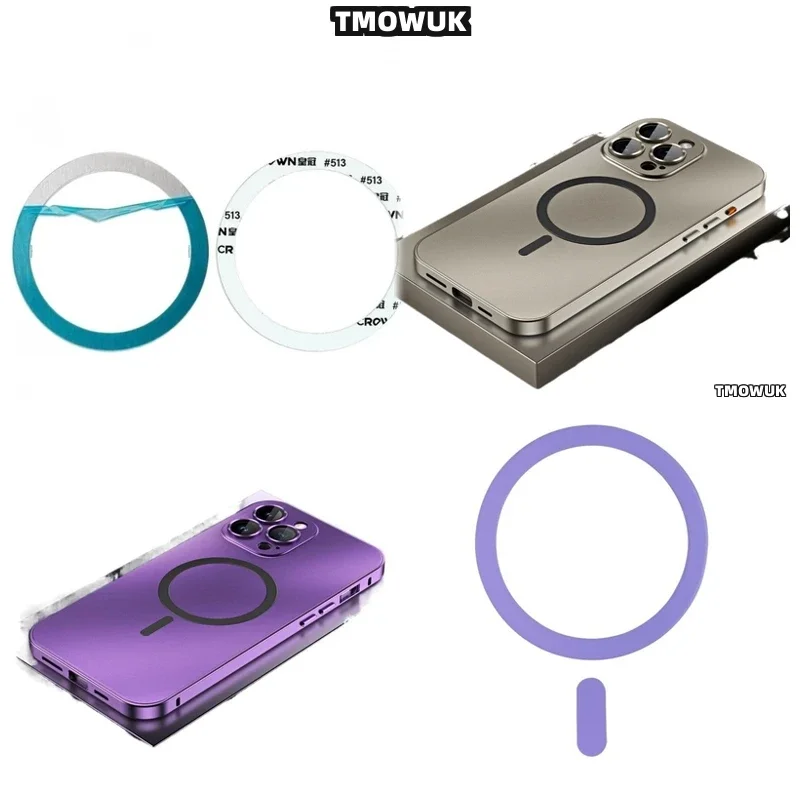 

Для OPPO Reno 6 12 10 Pro Find N X3 X8 Ultra - компактная металлическая пластина-кольцо Magsafe для зарядки