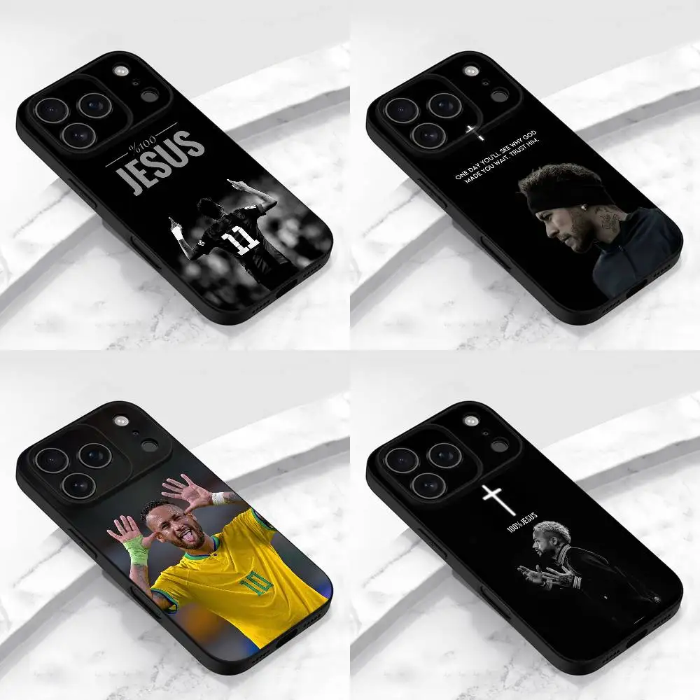

Cross N-Neymar Jesus Phone Case For iPhone 17,16,15,14,13,12,11,Pro,Max,Plus,E,Air,Mini Protective Black Cover