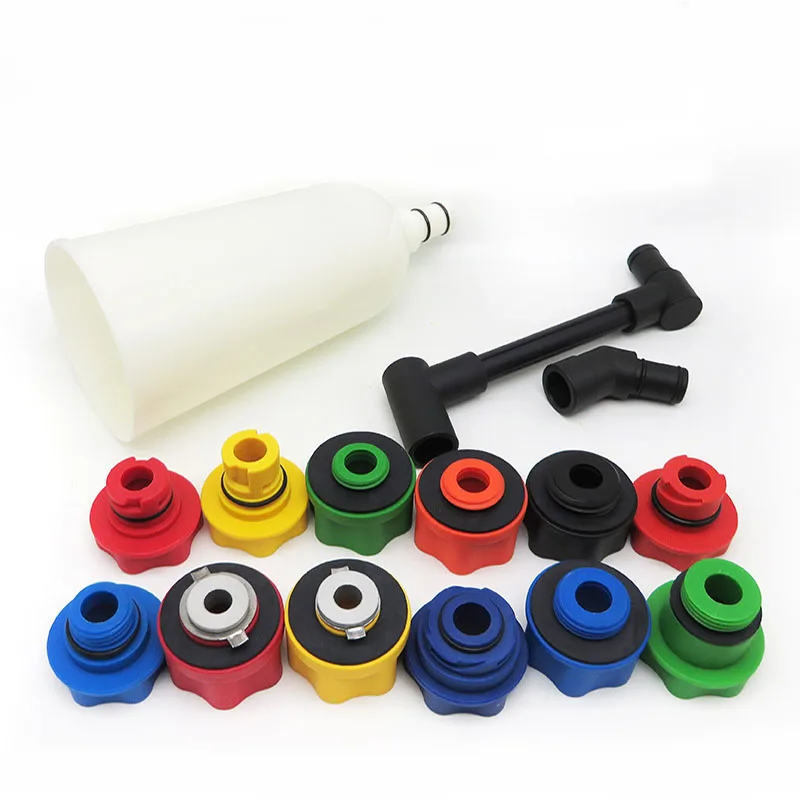 15Pcs/Set Car Engine Oil Filter Funnel Adaptor Opening Filling Filler Set Tool Swivel Offset Equipment Maintenance Tools