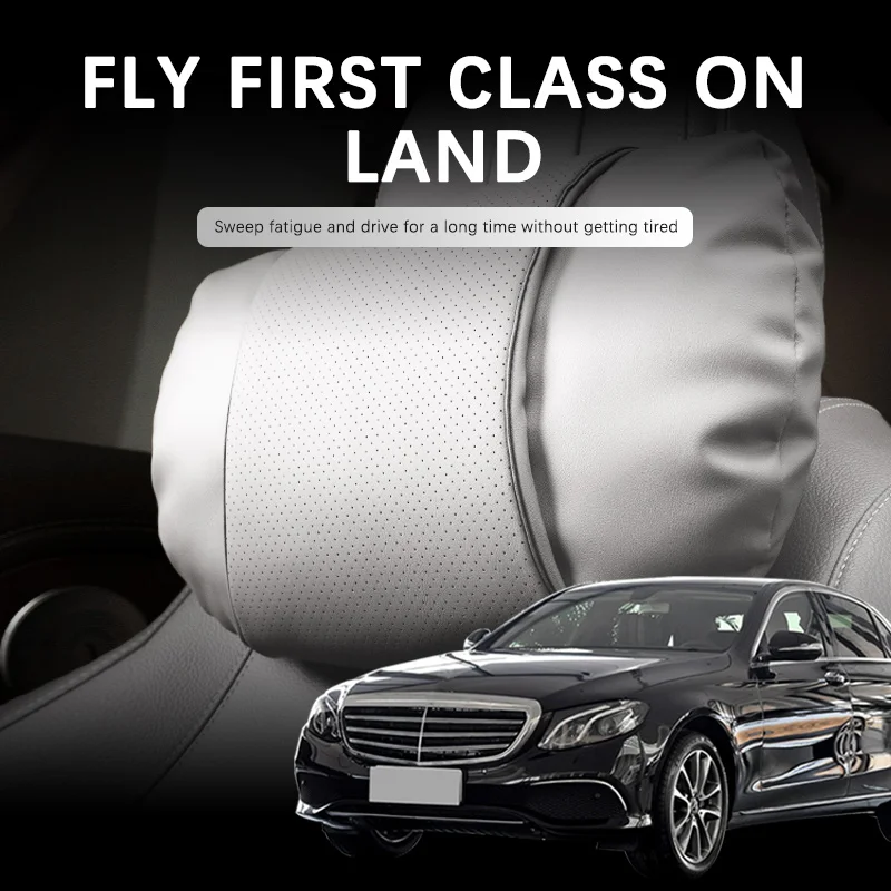 

Car Support Headrest For Mercedes Benz E Class W213 Car Suede Neck Pillow Soft Comfort Travel Accessories