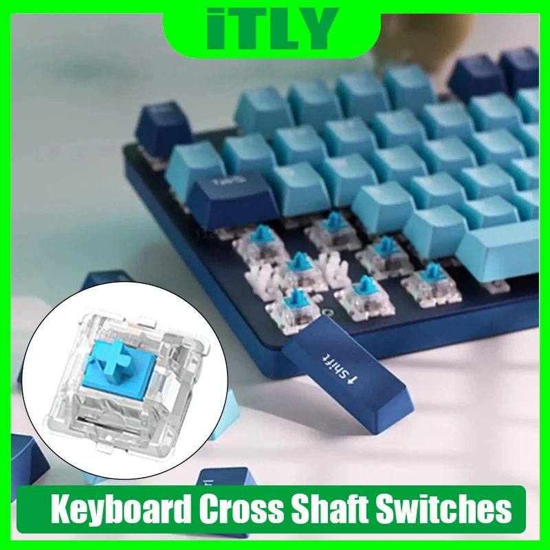 For Backlit Mechanical Keyboard Switches Mechanical Keyboard Replacement Axis Clicky Linear Tactile Silent Cross Shaft Switches