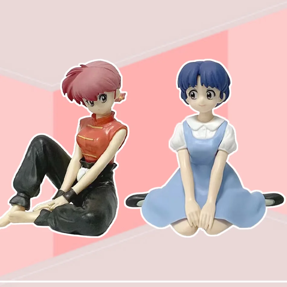 Auf Lager Ranma 1/2 Relax Time Shampoo Tendou Akane Ranma PVC Figur Modell Sammler Figur Spielzeug