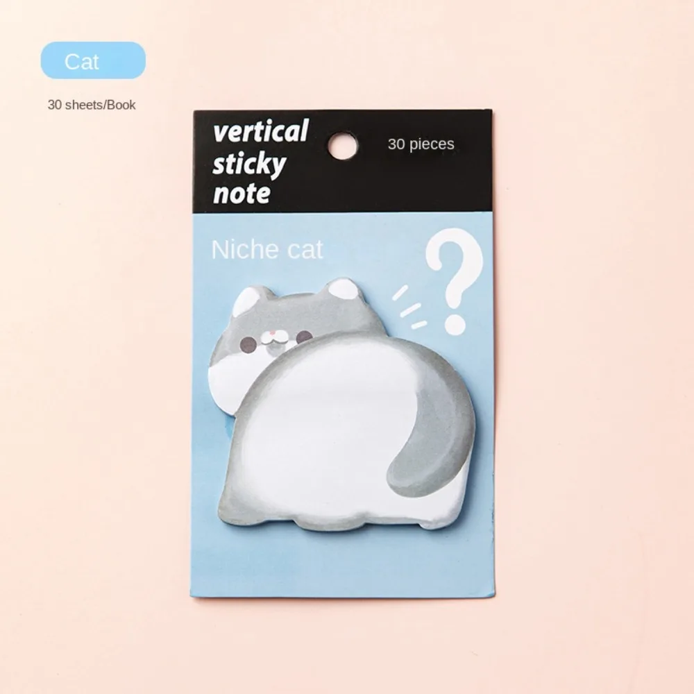 Kawaii Cartoon Notepad, Message Notes, Posted Memo Pad, Animal Ins Sticky Notes, Papelaria