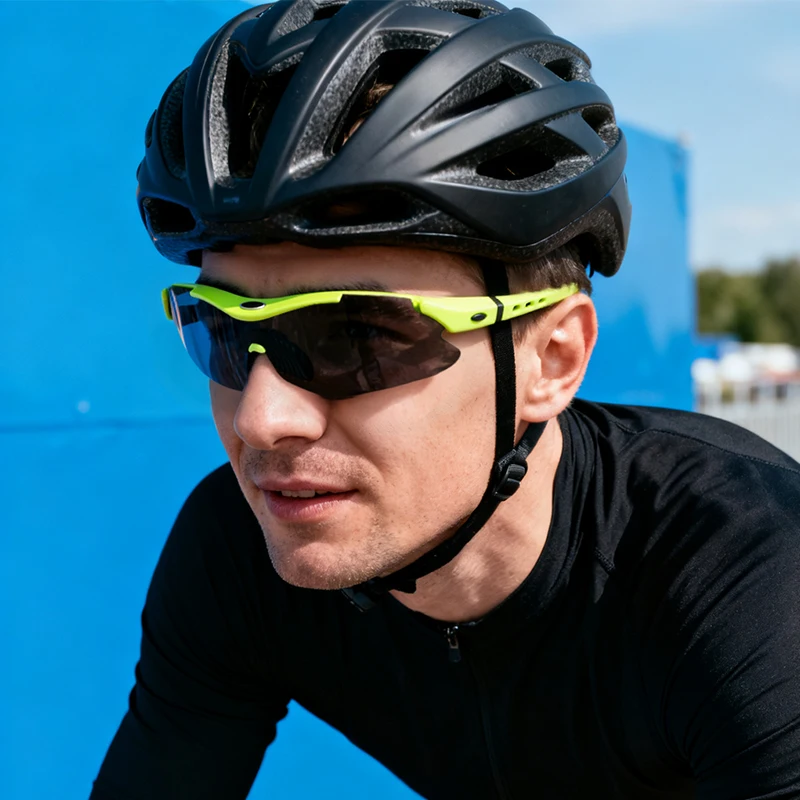 Men's cycling glasses polarized UV400 women's cycling glasses 5 pairs of interchangeable lenses tennis running sports glasses